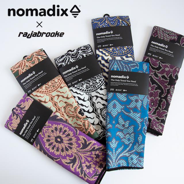【SALE!!】 rajabrooke ラジャブルック rajabrooke × nomadix オリジナル タオル NMRJ0001 / ラジャブルック ノマディックス タオル バスタオル ヨガ キャンプ ビーチ 海 サーフィン アウトドア インテリア エスニック 総柄 速乾 吸水 22SSの通販は