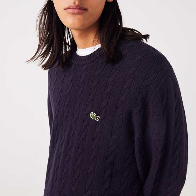 LACOSTE ラコステ 」 エッセンシャル ケーブル ニット セーター AH0516