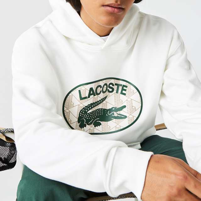 LACOSTE ラコステ 」 モノグラム モチーフ ラコステ プリントフード