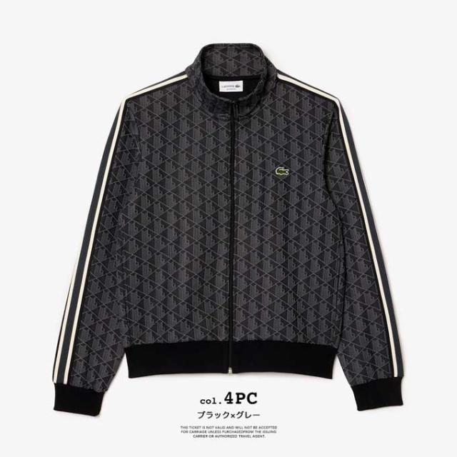 LACOSTE トラックジャケット モノグラムジャカードトラックジャケット SH1368 - ラコステ