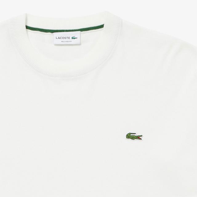 ★LACOSTE★リラックスフィット ソフト コットン Tシャツ セール】【LACOSTE / ラコステ】リラックスフィットニットT
