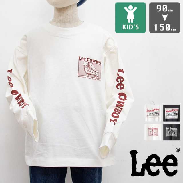 Lee リー 」 KIDS キッズ Lee プリント長袖ルーズフィットTシャツ