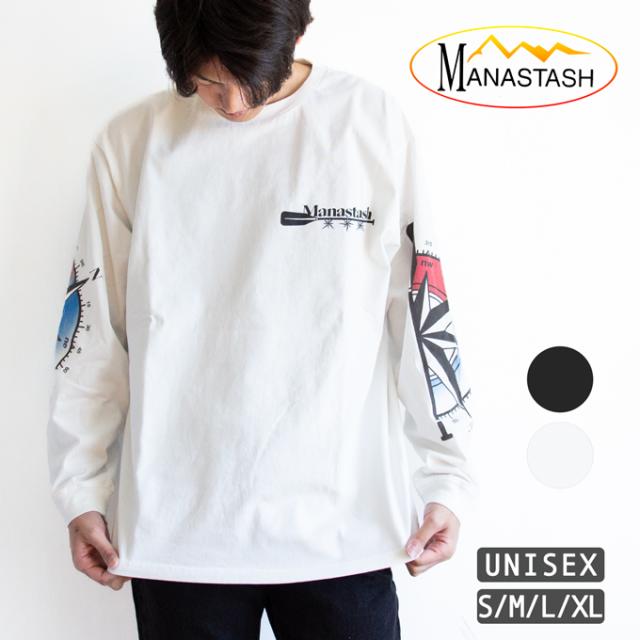 MANASTASH マナスタッシュ PUMICE L/S TEE MCC 長袖 Tシャツ 7925130008 792-5130008 / マナスタ ロンT トップス メンズ レディース ユニセックス ワンポイント バックプリント 袖プリント