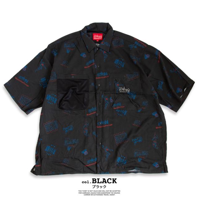 Manhattan Portage マンハッタンポーテージ アロハシャツ 半袖 S/S Aloha Shirt MP-M565 / シャツ アロハ 柄シャツ メンズ 2024SUMMER Manhattan Portage マンハッタンポーテージ アロハシャツ 半袖 S/S