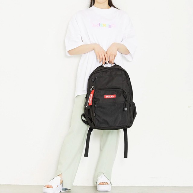 MILKFED. ミルクフェド 」 W ZIP BACKPACK MILKFED. ダブルジップ