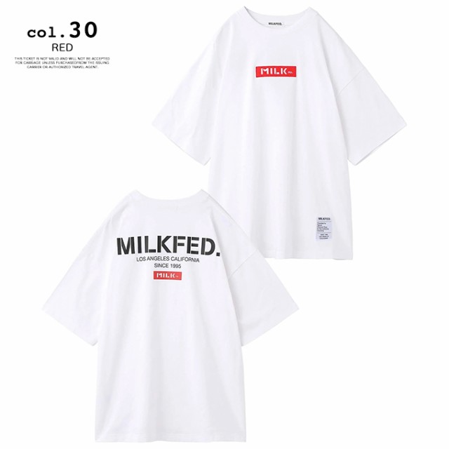 MILKFED. ミルクフェド 」 BAR AND STENCIL LOGO WIDE S/S TEE MILKFED. バーアンドステンシル ロゴ  ワイド 半袖Tシャツ 103231011017 / MILKFED. ミルクフェド 半袖Tシャツ Tシャツ バーロゴ ロゴ バックプリント 定番  シンプル ビッグサイズ オーバーサイズ 23SUMMERの ...