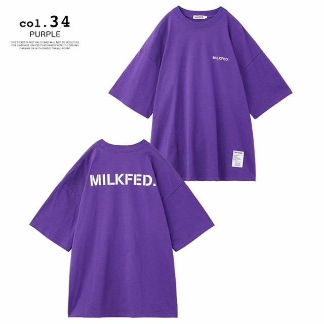 MILKFED. ミルクフェド 」 STENCIL LOGO WIDE S/S TEE MILKFED