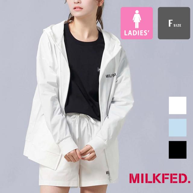 【 MILKFED. ミルクフェド 】 MILKFED. × OP RASH GUARD ZIP HOODIE OPコラボラッシュガード　103232012001 / レディース ジップパーカー 日焼け対策 海水浴 プール 川遊びの通販は 7,948円
