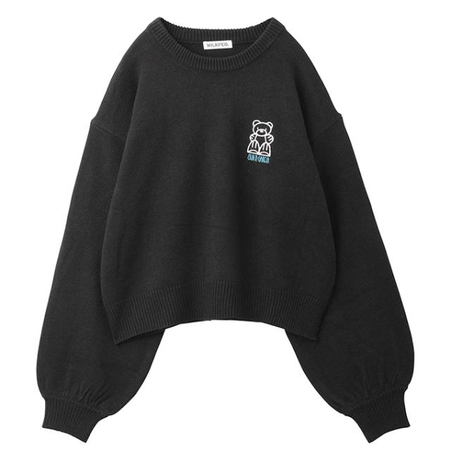 MILKFED. ミルクフェド 」 MILKFED. x ERIN D. GARCIA KNIT TOP ミルク