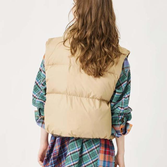 MILKFED. ミルクフェド 」 REVERSIBLE PUFFER VEST MILKFED