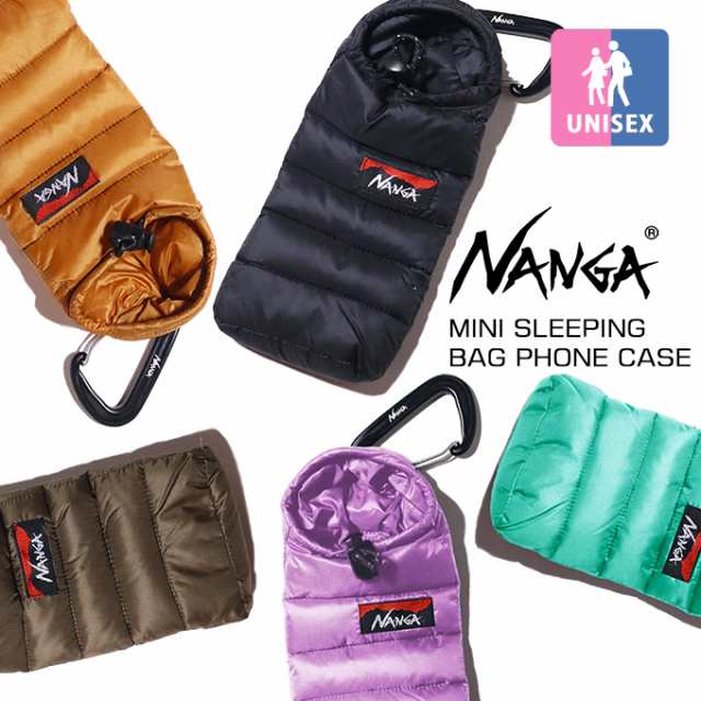 NANGA ナンガ 」 MINI SLEEPING BAG PHONE CASE ミニ スリーピング