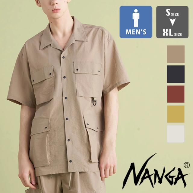 「 NANGA ナンガ 」 DOT AIR UTILITY PK SHORT SLEEVE SHIRT ドットエア ユーティリティーポケット ショートスリーブシャツ NW2411-1H201-A / NANGA ナンガ 半袖シャツ シャツ 吸汗 速乾 機能素材 ドットエアー メンズ 2024SUMMERの通販は