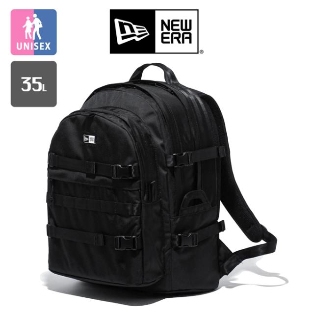 「 NEW ERA ニューエラ 」 CARRIER PACK 35L キャリアパック 145213 / リュック バックパック デイパック かばん バッグ 1680D 無地 黒リュック 定番 メンズ レディース ユニセックス 14521349