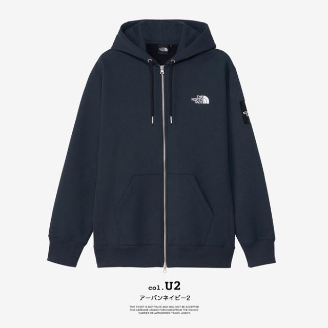 THE NORTH FACE ネイビー フルジップフーディ S THE NORTH FACE（ザノースフェイス）の「THE NORTH FACE SQUARE