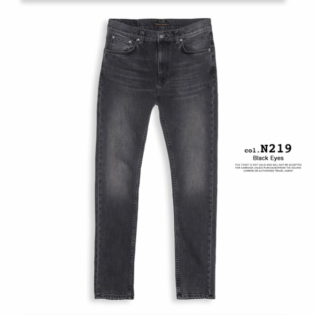 「 Nudie Jeans ヌーディージーンズ 」 リーンディーン ブラックアイズ スリムフィット ジーンズ Lean Dean Black Eyes LEANDEAN-310 991