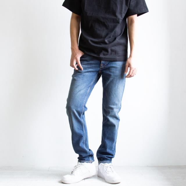 Nudie Jeans ヌーディージーンズ Solid Ollie Wild Blue ソリッド