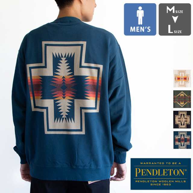 「 PENDLETON ペンドルトン 」 Back Print Sweat Pullover 44757013 バックプリント スウェット プルオーバー 4475-7013