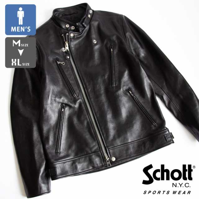 Lサイズですschott ショット　ダブルブレスト　ライダース　新品未使用　Lサイズ