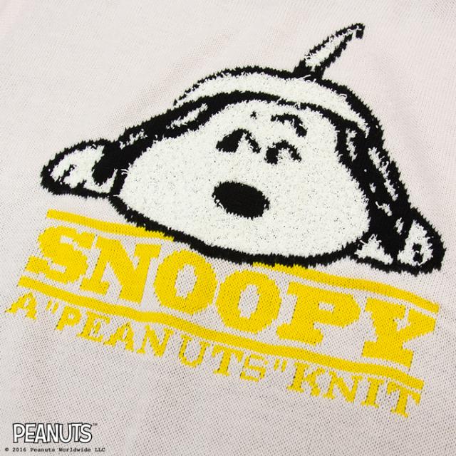SEQUENZ シークエンズ スヌーピー オーバーサイズ ニット プルオーバー