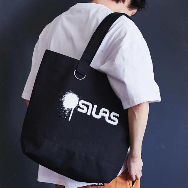 SALE!!】「 SILAS サイラス 」 SPRAY LOGO TOTE BAG スプレーロゴ