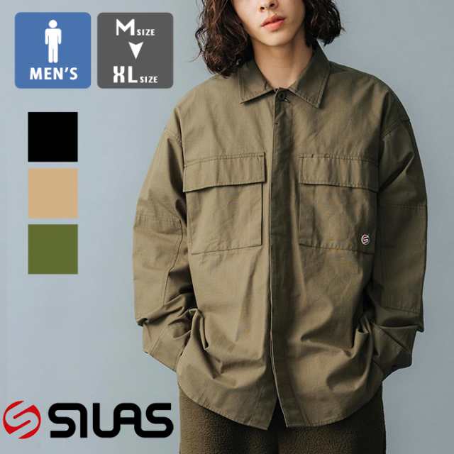 【SALE!!】 「 SILAS サイラス 」 MILITARY L/S SHIRT SILAS ミリタリー 長袖シャツ 110224014001 / SILAS ミリタリーシャツ 長袖シャツ