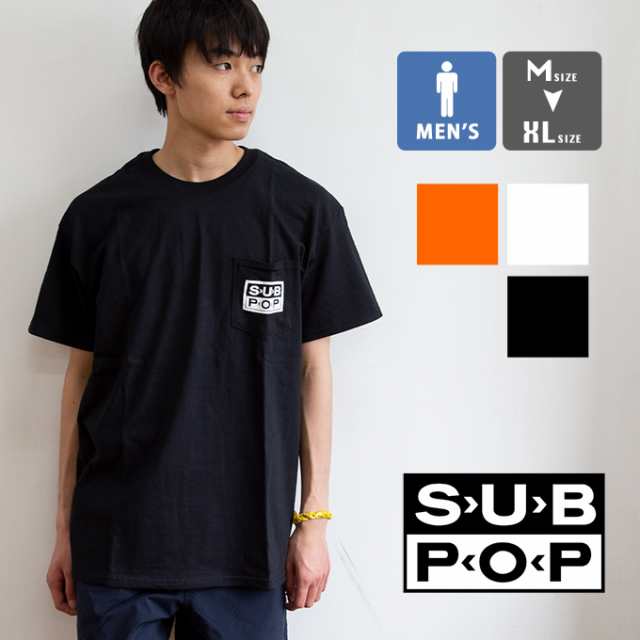 夏割!!】【 SUB POP サブポップ 】 S/S SUB POP LOGO POCKET TEE