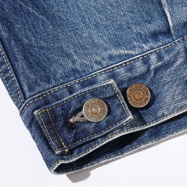 「 SUGAR CANE シュガーケーン 」 14.25oz. DENIM JACKET 1953 AGED MODEL 1953年モデル エイジング加工 デニムジャケット SC11953SW / シュガーケーン Gジャン 2ndタイプ セカンド デニムジャケット デニム エイジング加工 ショート丈 セルビッジデニム 日本製 2025SPRING