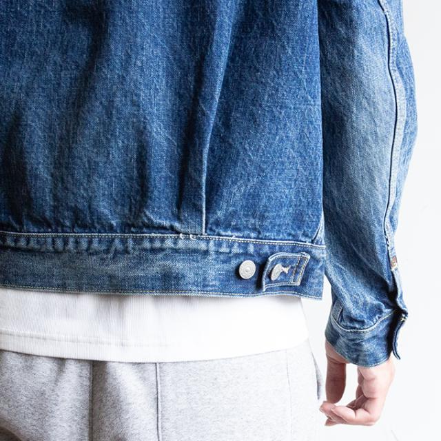 「 SUGAR CANE シュガーケーン 」 14.25oz. DENIM JACKET 1953 AGED MODEL 1953年モデル エイジング加工 デニムジャケット SC11953SW / シュガーケーン Gジャン 2ndタイプ セカンド デニムジャケット デニム エイジング加工 ショート丈 セルビッジデニム 日本製 2025SPRING