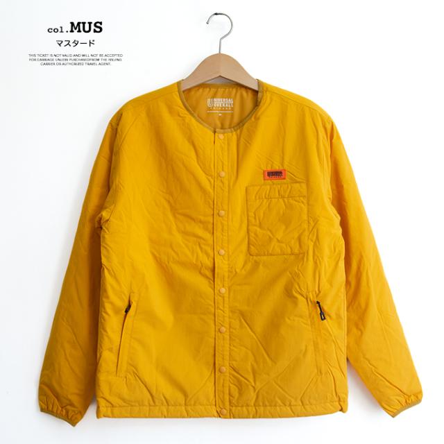 【SALE!!】 「 UNIVERSAL OVERALL ユニバーサルオーバーオール 」 INSULATION JACKET インサレーション ジャケット U2333408 / ユニバーサルオーバーオール ナイロンジャケット インサレーションジャケット 軽アウター アウター パッカブル ロゴ 中綿 2023AW SALE!!】 「 UNIVERSAL OVERALL ユニバーサルオーバーオール