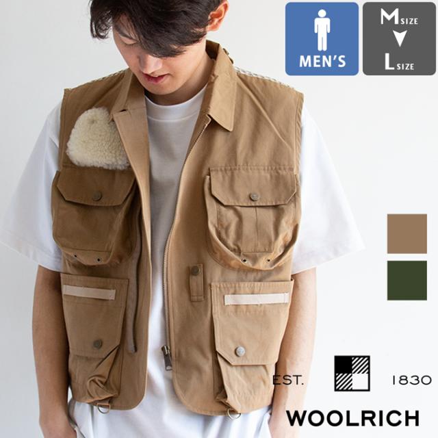 「 WOOLRICH ウールリッチ 」 CLASSIC FISHING VEST クラッシック フィッシング ベスト WJVE0016 / ユニセックス キャンプベスト アウトドア