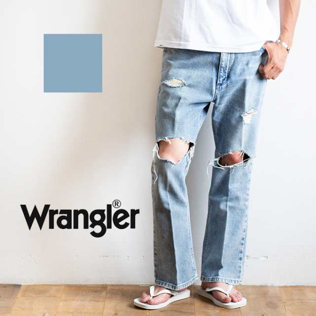 Sale Wrangler ラングラー サンダルカット ダメージジーンズ Wm1816 パンツ ボトムス ズボン デニム ジーパン ダメージ カの通販はau Pay マーケット ジーンズステーション Jeans Station