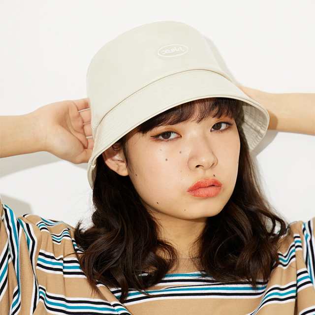 X-girl エックスガール 」 FAUX LEATHER BUCKET HAT X-girl フェイク