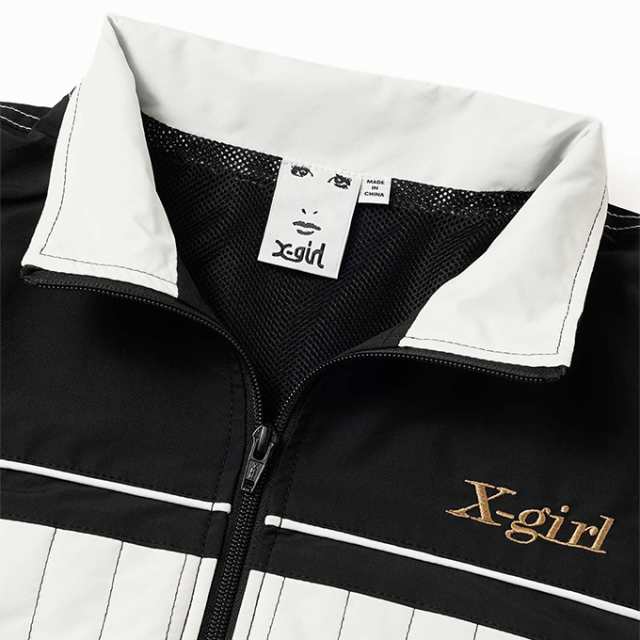 X-girl エックスガール 」 PANELED TRACK JACKET X-girl パネル ...