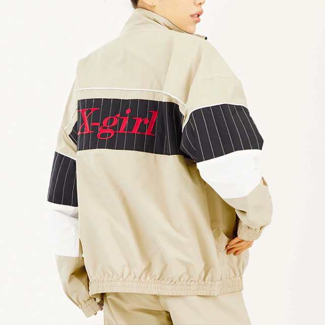 X-girl エックスガール 」 PANELED TRACK JACKET X-girl パネル ...