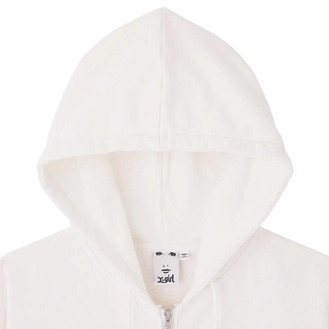 X-girl エックスガール 」 MY EMOTIONS ZIP UP SWEAT HOODIE X