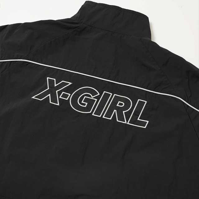 X-girl エックスガール 」 CONTRAST PIPNG JACKET X-girl
