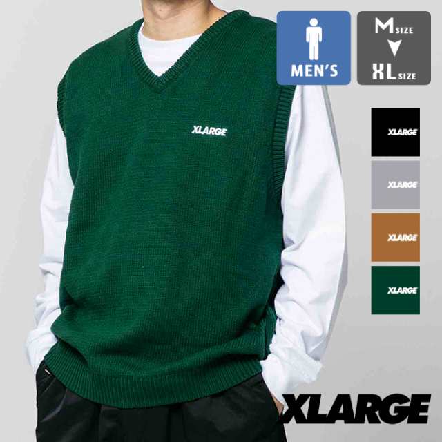 XLARGE エクストララージ 」 STANDARD LOGO KNIT VEST XLARGE