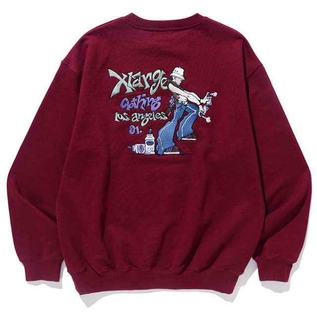 史上最も激安】 XLARGE RETRO CREWNECK SWEAT / アッシュ | www