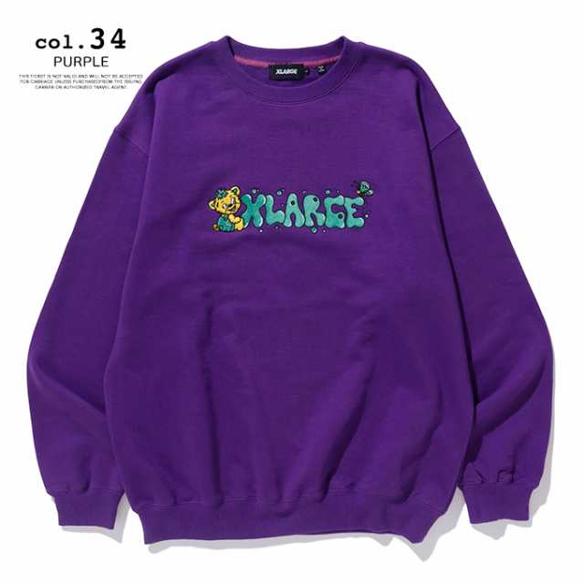 XLARGE エクストララージ 」 MAD BEAR CREWNECK SWEAT XLARGE マッド