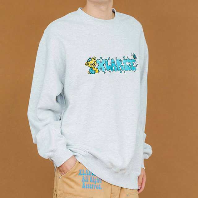 XLARGE エクストララージ 」 MAD BEAR CREWNECK SWEAT XLARGE マッド ...