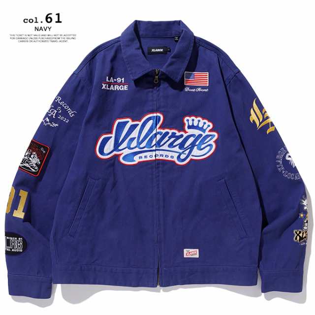 XLARGE エクストララージ 」 RECORDS WORK JACKET XLARGE レコード