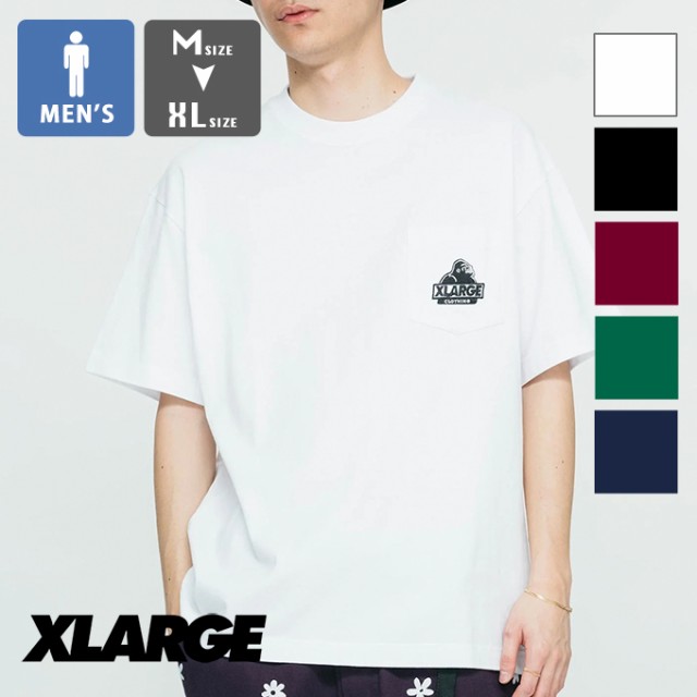 XLARGE エクストララージ 」 EMBROIDERED SLANTED OG S/S POCKET TEE