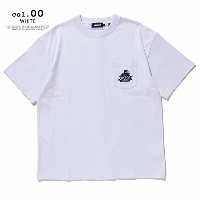 XLARGE エクストララージ 」 EMBROIDERED SLANTED OG S/S POCKET