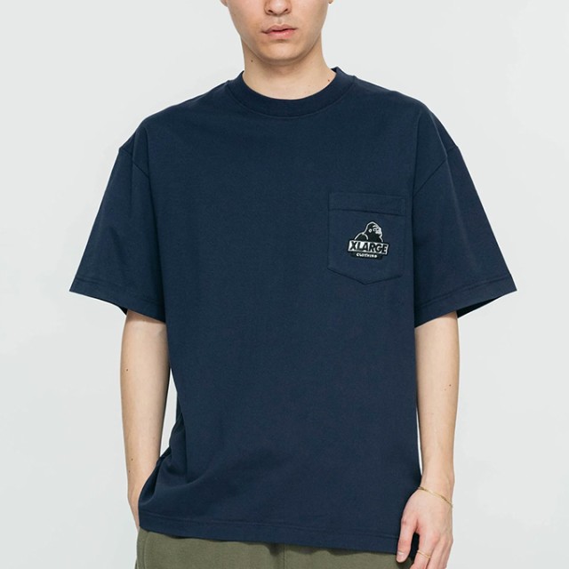 XLARGE エクストララージ 」 EMBROIDERED SLANTED OG S/S POCKET