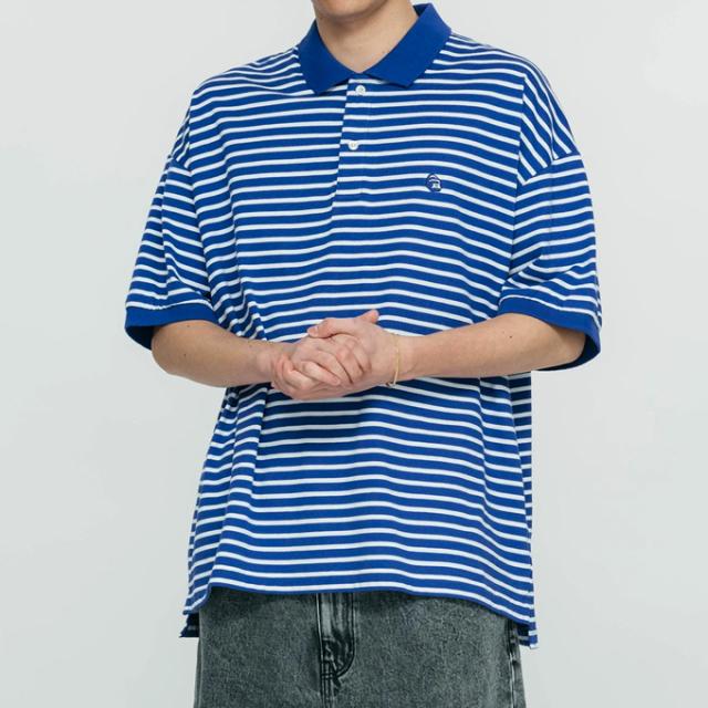 XLARGE エクストララージ 」 EMBROIDERED STRIPED POLO SHIRT XLARGE