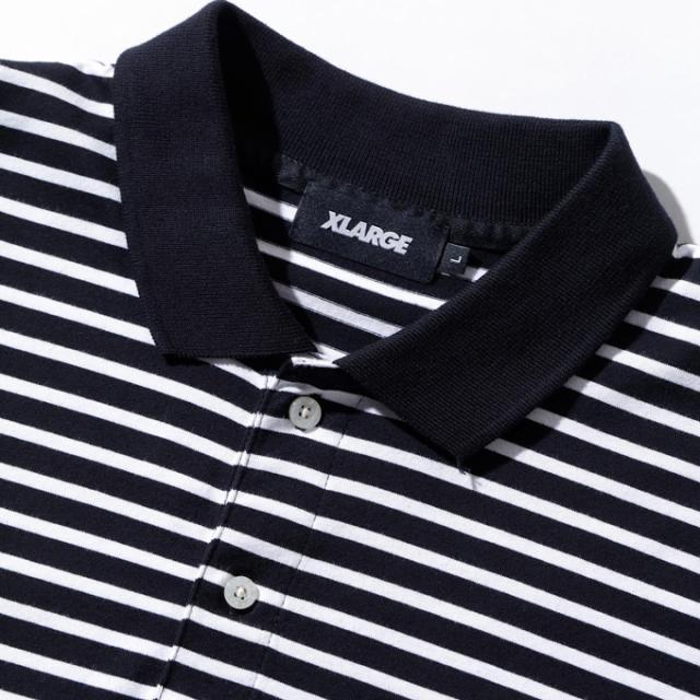 XLARGE エクストララージ 」 EMBROIDERED STRIPED POLO SHIRT XLARGE