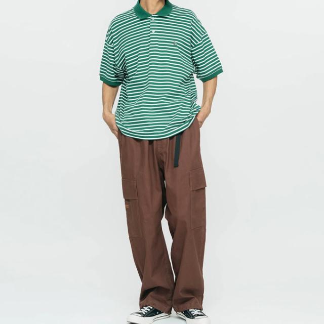 XLARGE エクストララージ 」 EMBROIDERED STRIPED POLO SHIRT XLARGE