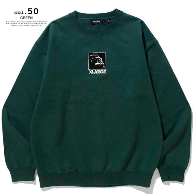 XLARGE エクストララージ 」 SQUARE OG CREWNECK SWEATSHIRT