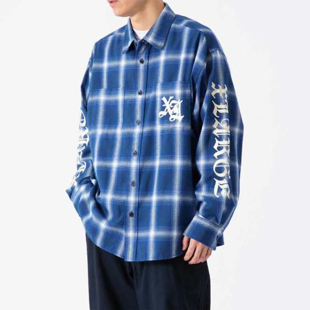 XLARGE エクストララージ 」 OLD ENGLISH L/S FLANNEL SHIRT XLARGE