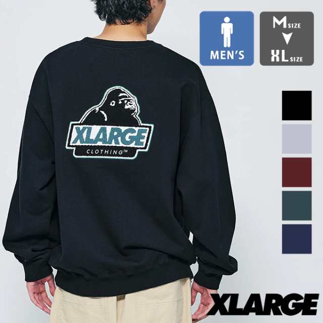 「 XLARGE エクストララージ 」 CHENILLE SLANTED OG CREWNECK SWEATSHIRT XLARGE シェニール スランテッド OGロゴ クルー スウェット 10